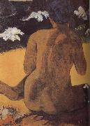 Paul Gauguin Beach woman painting